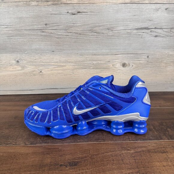 Nike Shox TL Mens Size 9.5 Hyper Royal Metallic Silver Black AV3595 400 - Picture 7 of 9